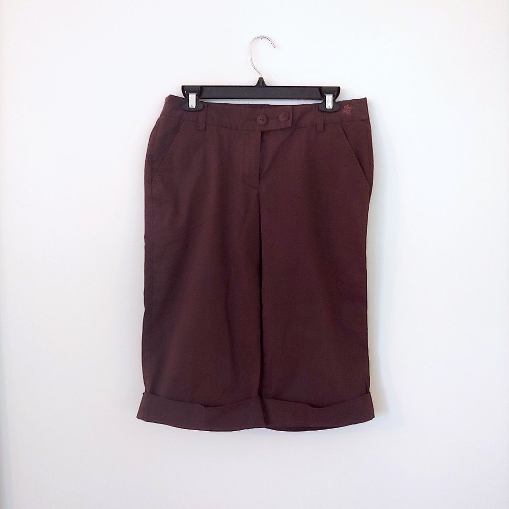 Coldwater Creek Brown Knee Length Bermuda Shorts